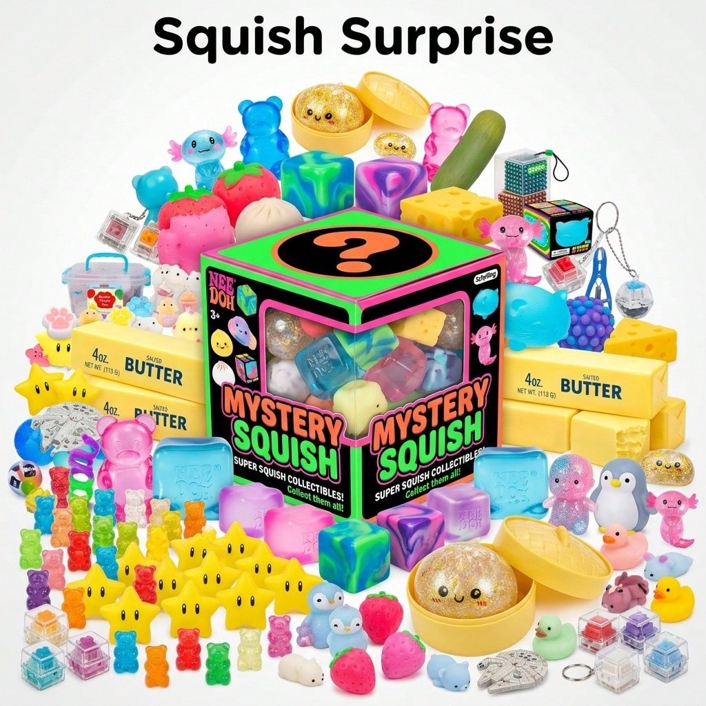 Mystery Box Blind Bag - Niedliche Basic Squishy Blind Box –