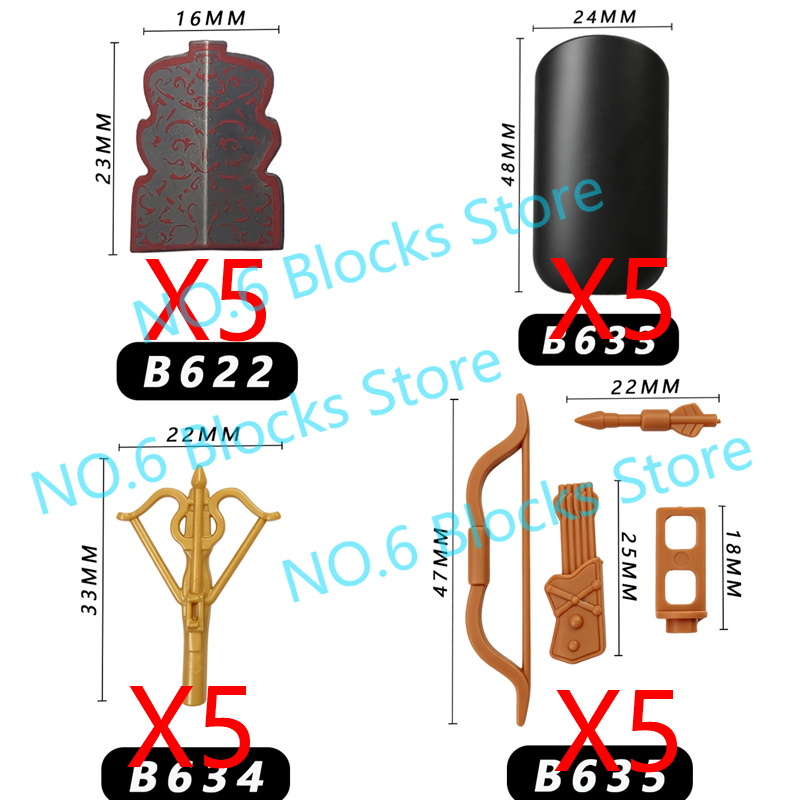 Mittelalterliches Waffenzubehö – Lego Minifigure Holder Bewertung und Preis
