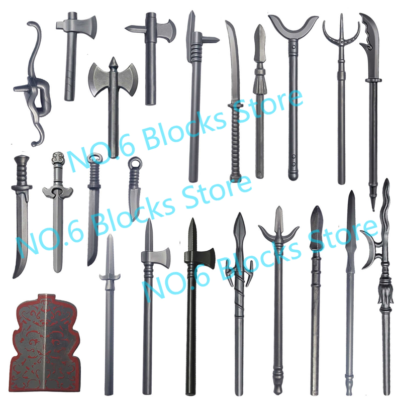 Mittelalterliches Waffenzubehö – Lego Minifigure Holder Bewertung und Preis