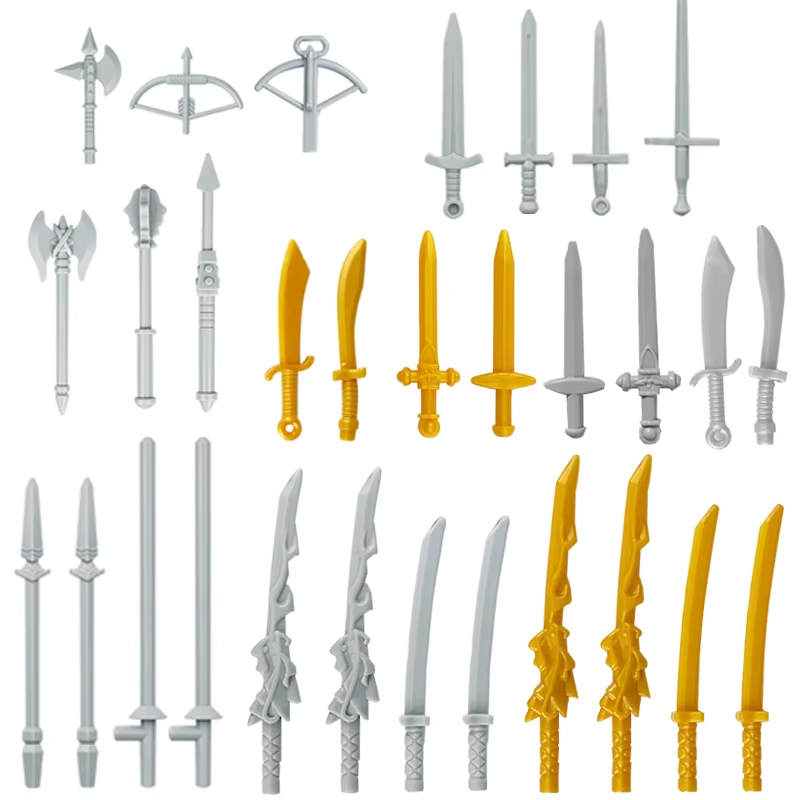Mittelalterliches Waffenzubehö – Lego Minifigure Holder Bewertung und Preis
