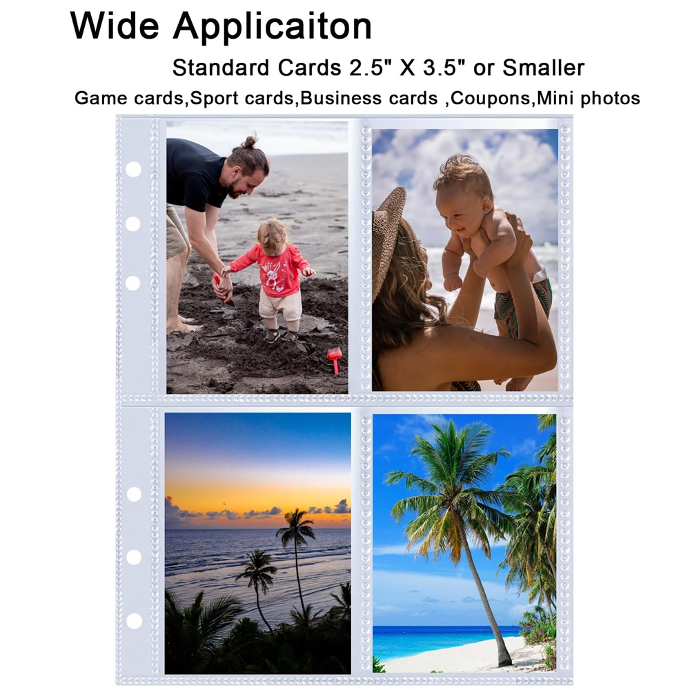 4 Taschen Fotokartenhüllen Bin – Trading Card Binder Bewertung und Preis