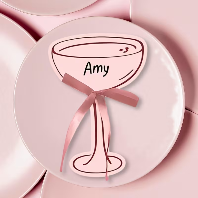 20 Stück rosa, cocktailförmige – Graded Card Display Bewertung und Preis