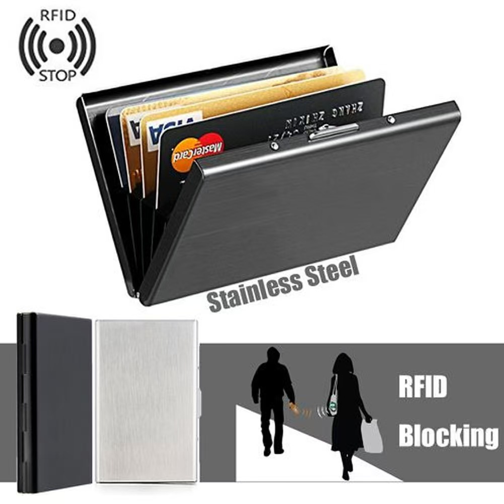 Schlankes RFID-Kartenetui aus  – Card Top Loader Bewertung und Preis