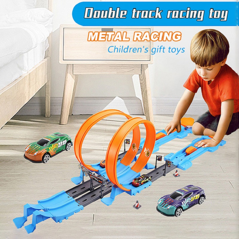 Hot Stunt Speed Doppel auto Rä – Hot Wheels Car Track Sets Bewertung und Preis